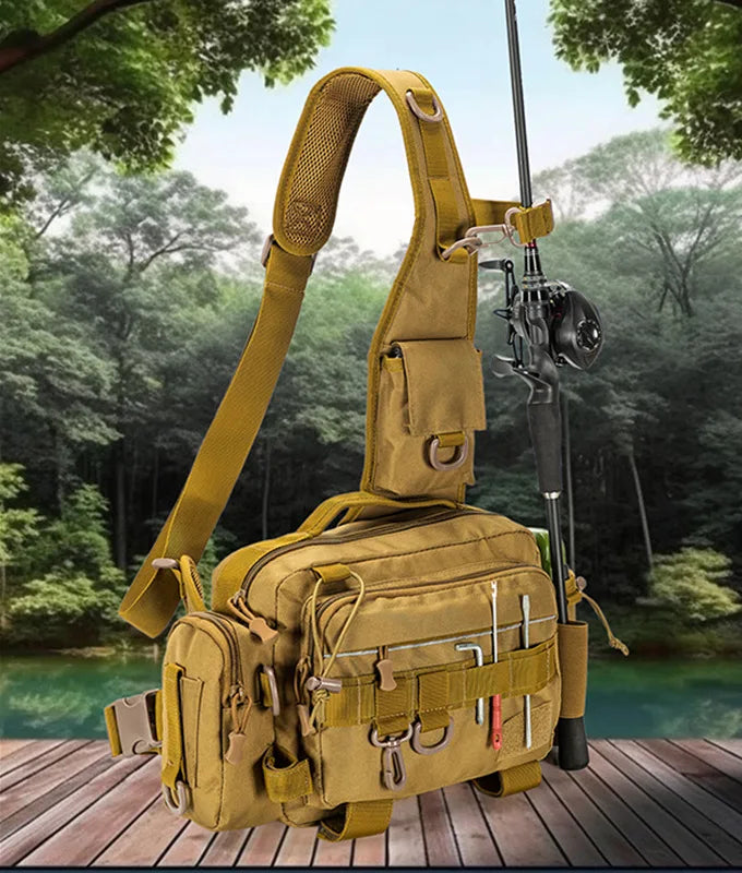 Taktická taška přes rameno pro muže, jezdecké tašky, lovecké pouzdro na zbraň, batohy, horolezecké molle, rybářské tašky, lukostřelecké batohy přes rameno