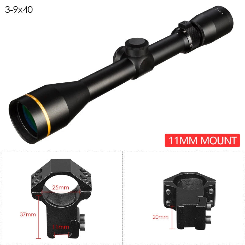 VX Tactical 3,5-10x40 Puškohled Mil Dot Puškohledy Optický zaměřovač 3-9x40 4,5-14x40 Lovecký puškohled pro airsoftovou zbraň s montáží