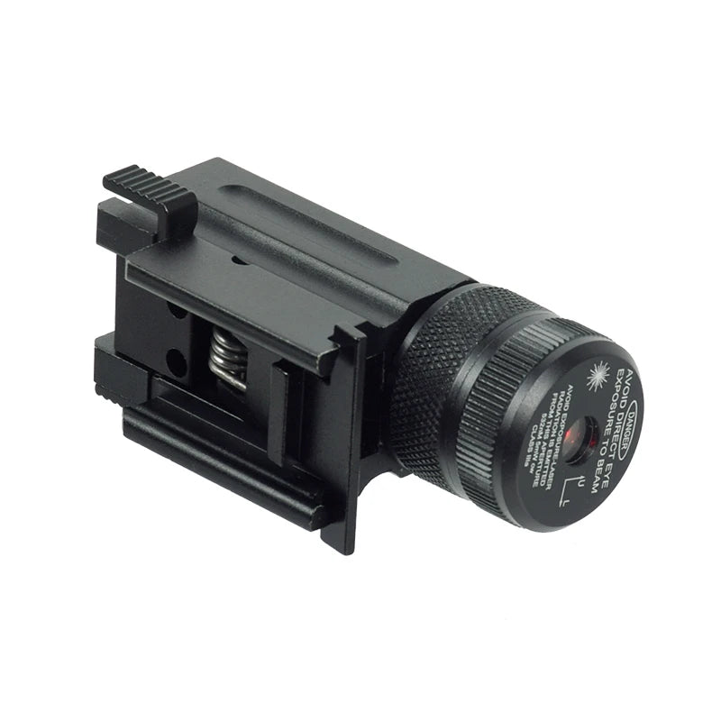 Venkovní laserový zaměřovač s červeným a zeleným bodem 11mm/20mm, nastavitelný, pro montáž na Picatinny lištu, pušku, pistoli, airsoft s bateriemi