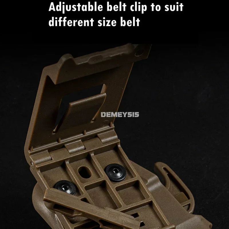 Taktické rychloupínací pouzdro na pistoli, nastavitelné venkovní lovecké pouzdro na opasek, univerzální airsoftové pouzdro na pistoli