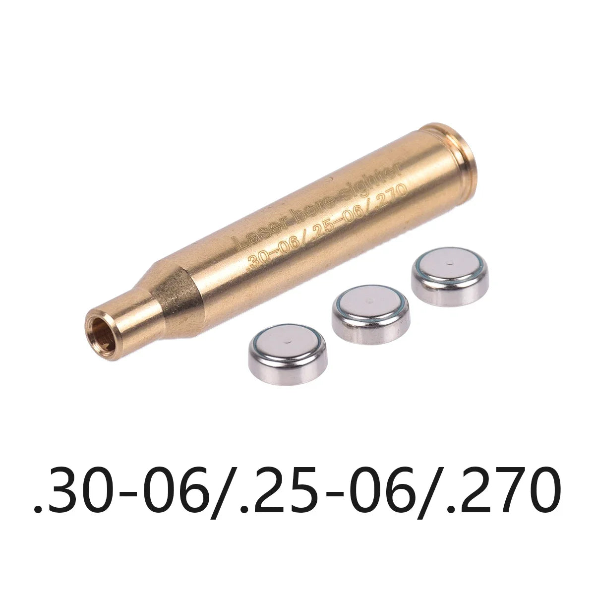 Taktický laserový zaměřovač 9mm.22 22LR.177 Bullet Boresighter ráže 12GA.223 223rem.308 5.45x39 9x19mm mířidla s krytkami