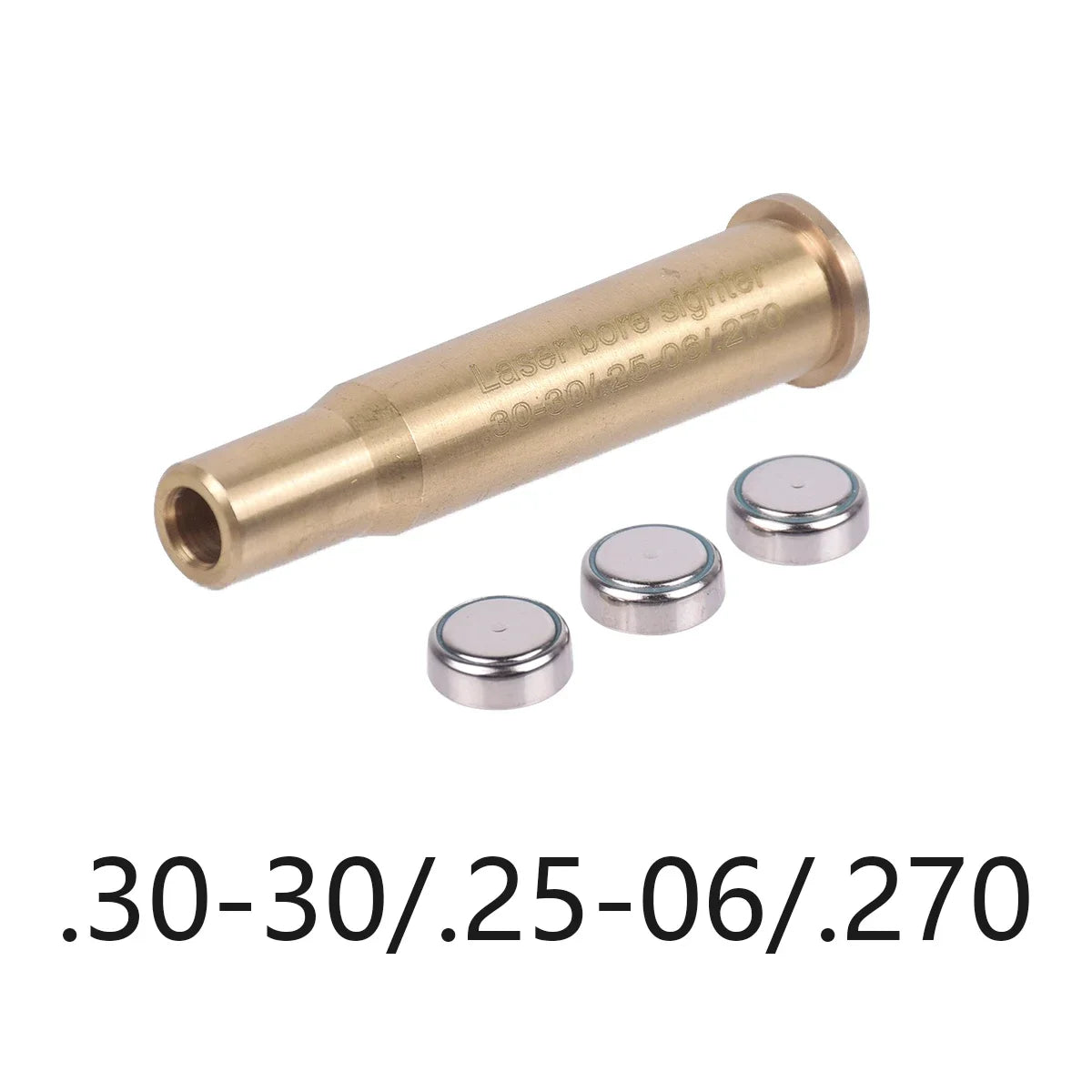 Taktický laserový zaměřovač 9mm.22 22LR.177 Bullet Boresighter ráže 12GA.223 223rem.308 5.45x39 9x19mm mířidla s krytkami