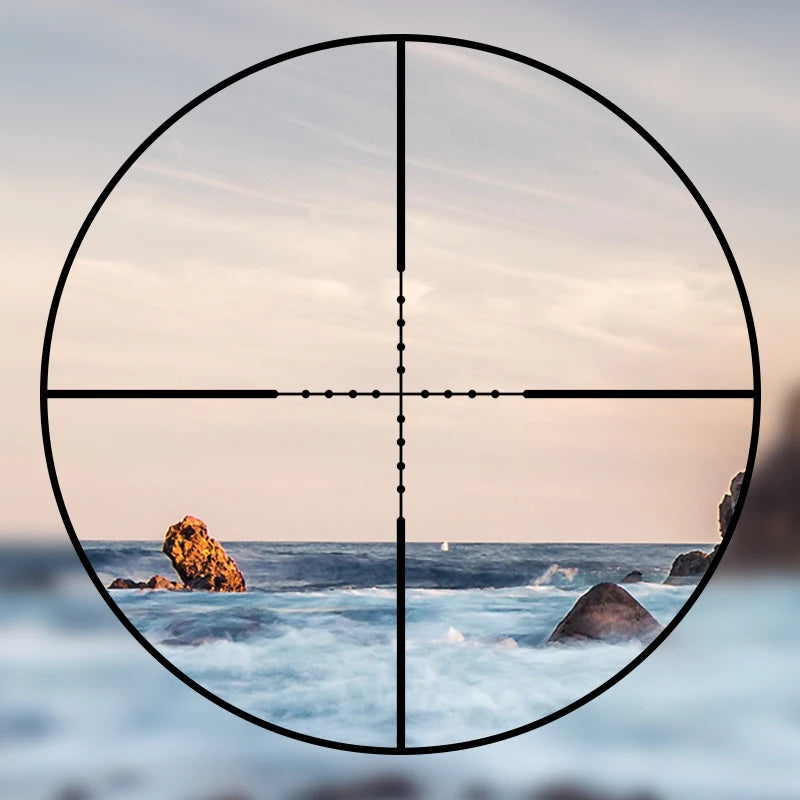 VOMZ 3-9X40 Puškohled s drátovým dálkoměrem, osnovou, pro lov jelenů, vzduchovku, kuši, Mil Dot, osnovou, puškohled, taktické optické mířidla