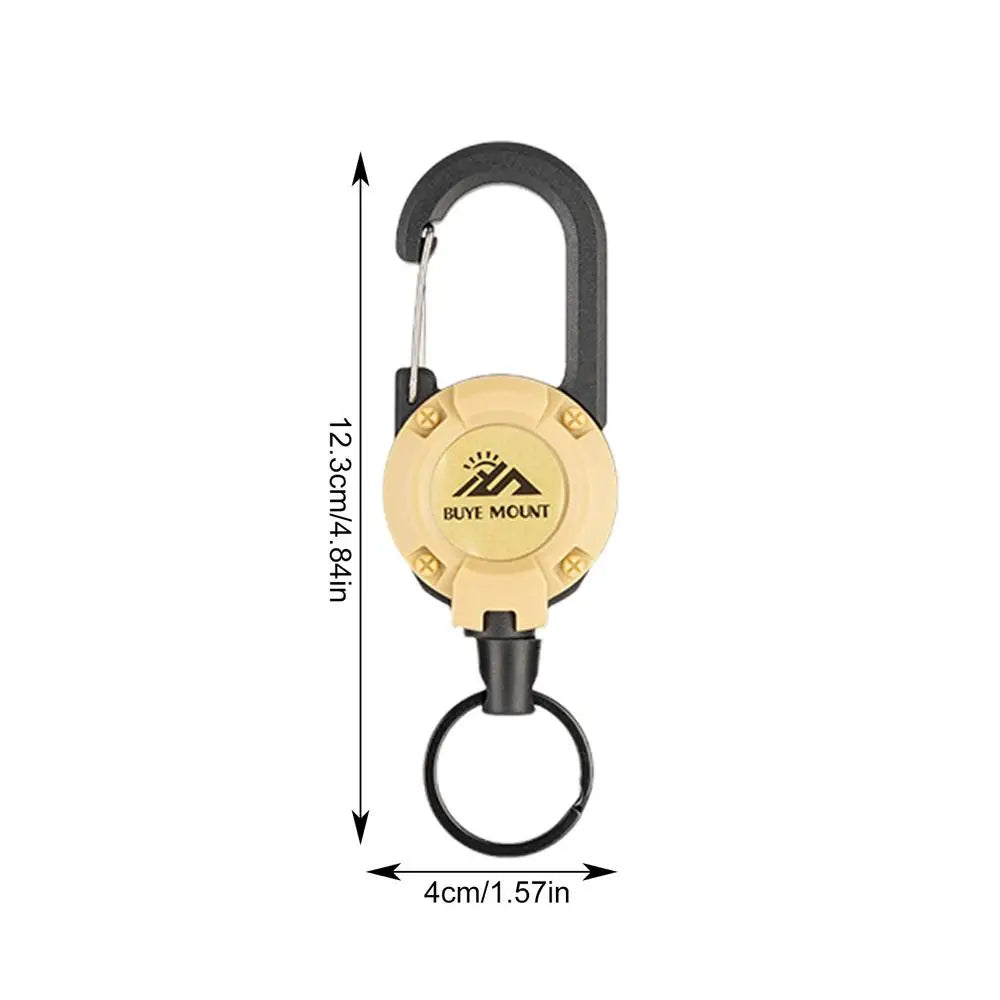 Automatické zatahovací ocelové lano, ochrana proti krádeži, snadno tažná spona na lano, elastický přívěsek na klíče, sportovní zatahovací kroužek na klíče, nástroj proti ztrátě