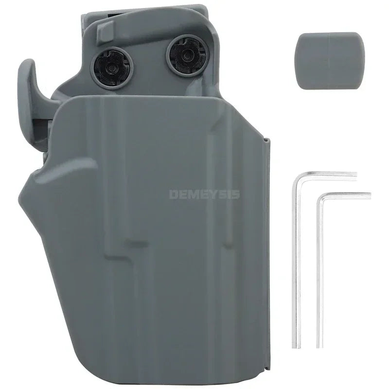 Taktické rychloupínací pouzdro na pistoli, nastavitelné venkovní lovecké pouzdro na opasek, univerzální airsoftové pouzdro na pistoli