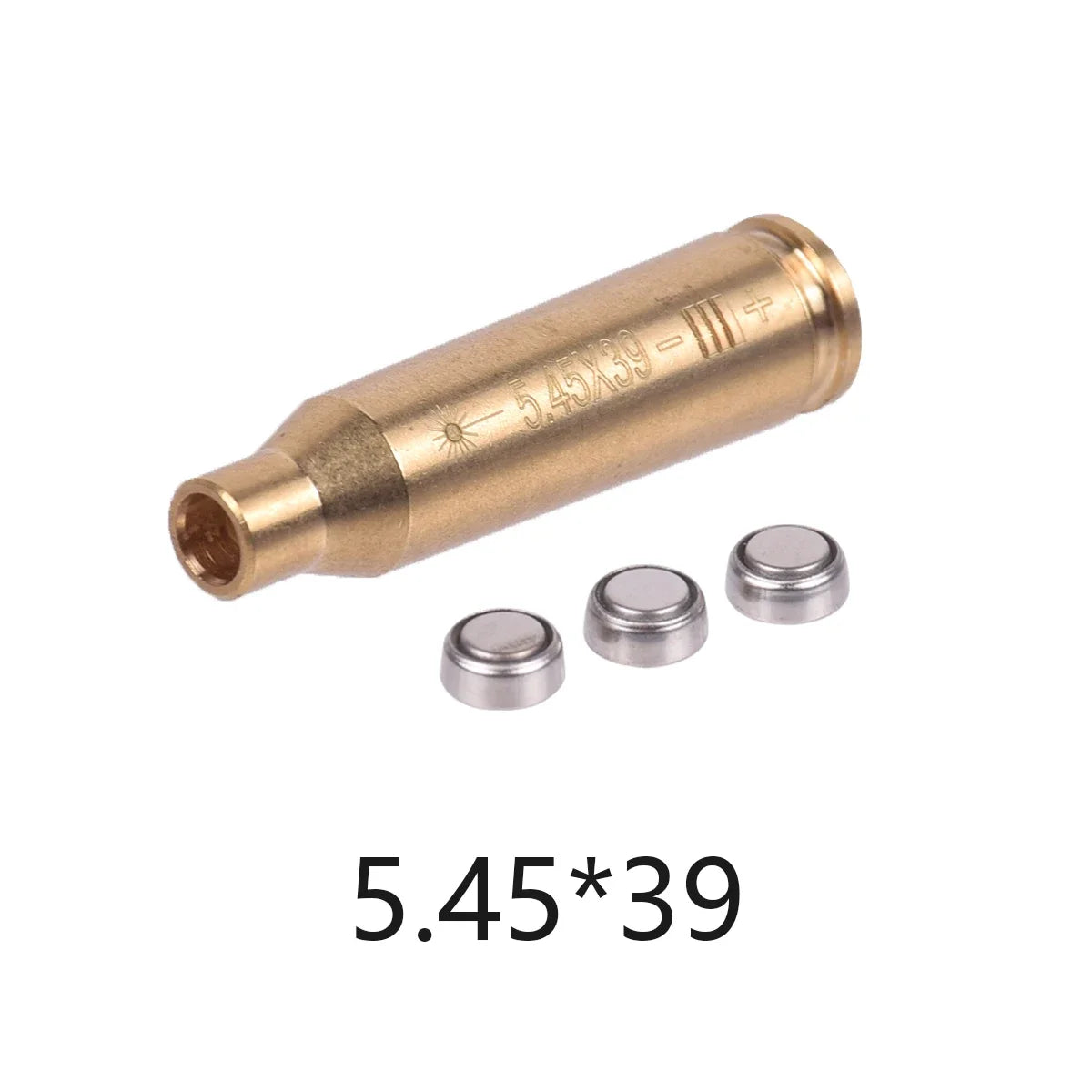 Taktický laserový zaměřovač 9mm.22 22LR.177 Bullet Boresighter ráže 12GA.223 223rem.308 5.45x39 9x19mm mířidla s krytkami