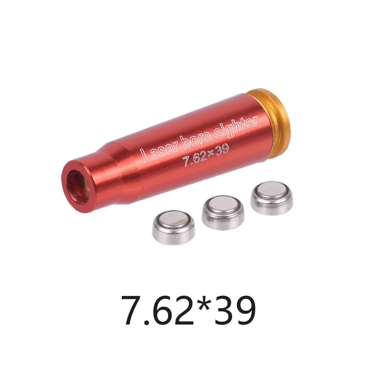 Taktický laserový zaměřovač 9mm.22 22LR.177 Bullet Boresighter ráže 12GA.223 223rem.308 5.45x39 9x19mm mířidla s krytkami