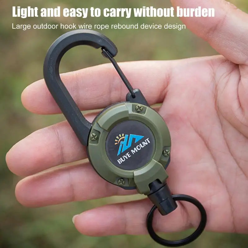 Automatické zatahovací ocelové lano, ochrana proti krádeži, snadno tažná spona na lano, elastický přívěsek na klíče, sportovní zatahovací kroužek na klíče, nástroj proti ztrátě