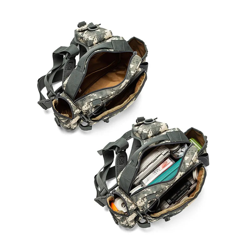 Taktická taška přes rameno pro muže, jezdecké tašky, lovecké pouzdro na zbraň, batohy, horolezecké molle, rybářské tašky, lukostřelecké batohy přes rameno