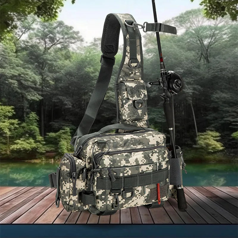 Taktická taška přes rameno pro muže, jezdecké tašky, lovecké pouzdro na zbraň, batohy, horolezecké molle, rybářské tašky, lukostřelecké batohy přes rameno